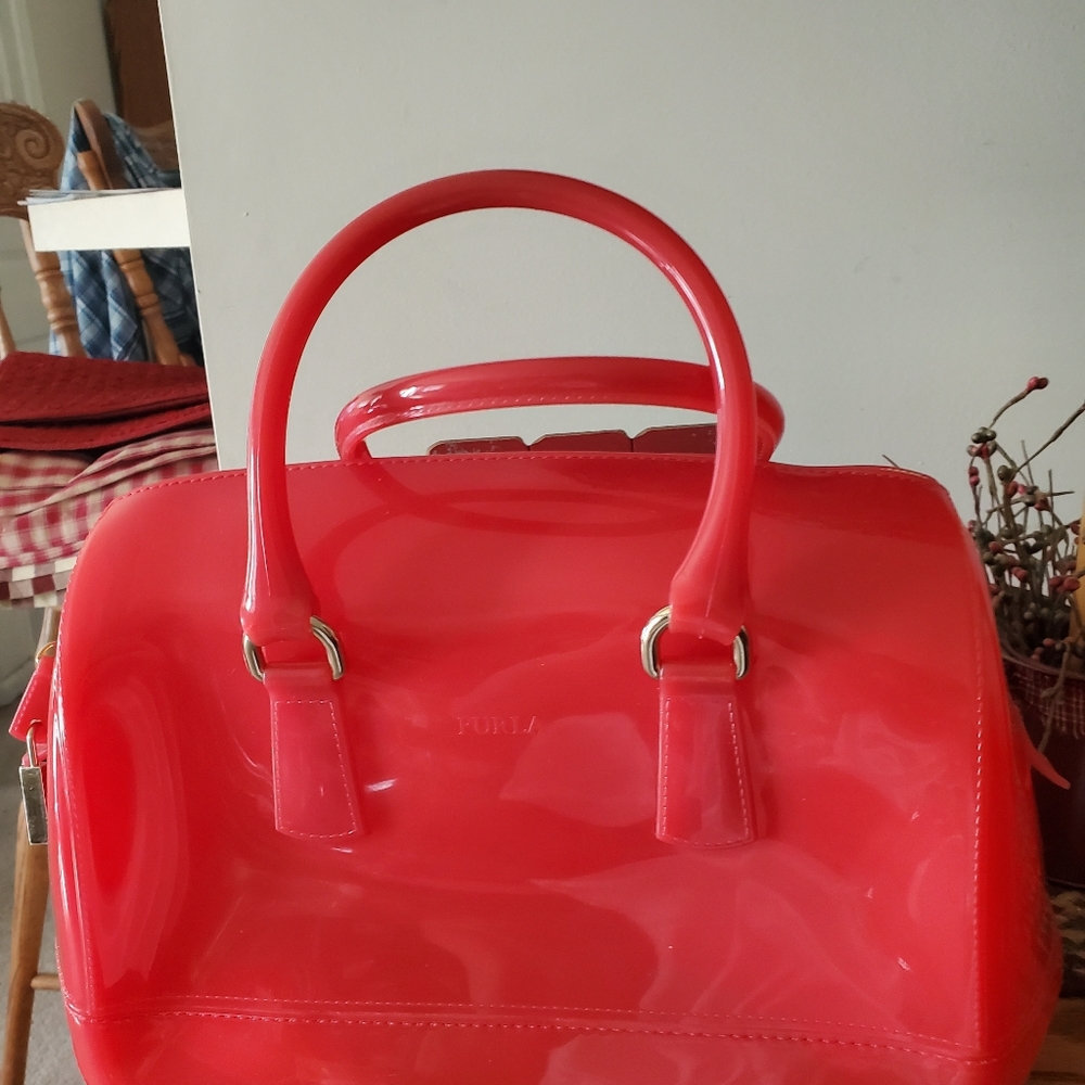 Furla jelly handbag